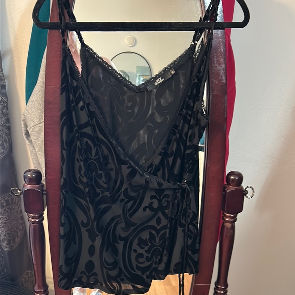 BKE Black Lace Trimmed Camisole